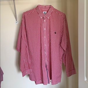 Men’s Southern Proper checked button down shirt.